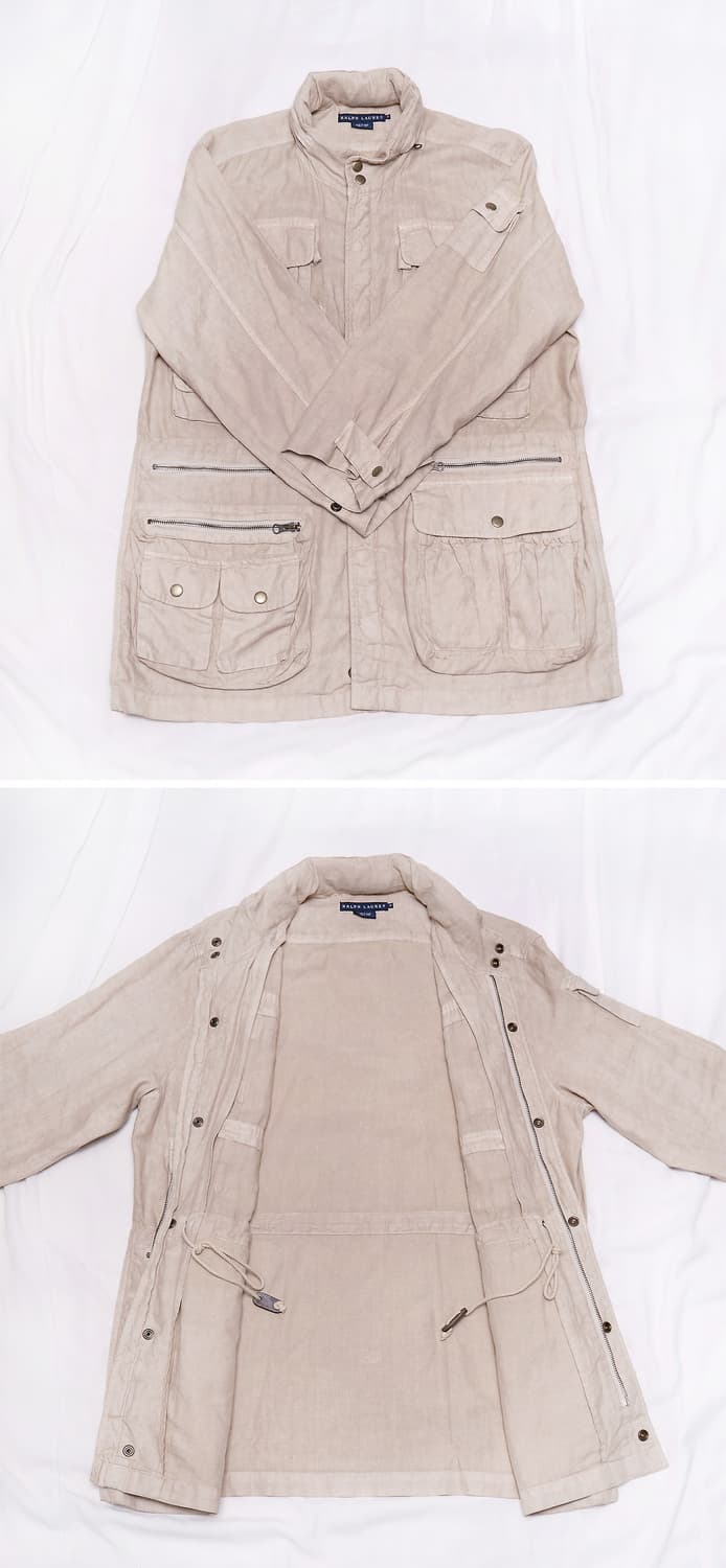랄프로렌 (RL) 린넨 멀티포켓 헌팅 필드자켓 (M95/ 100+) 상품이미지3