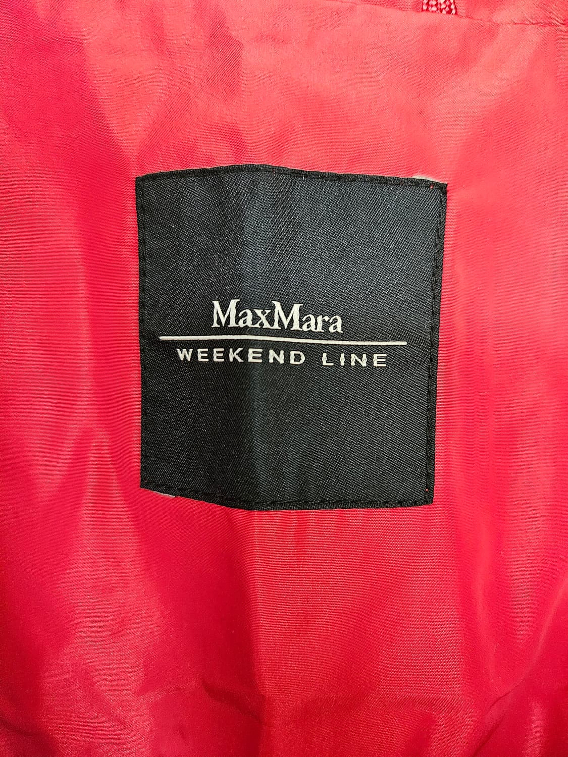 막스마라 위켄드 라인의 레드 자켓 상품이미지2