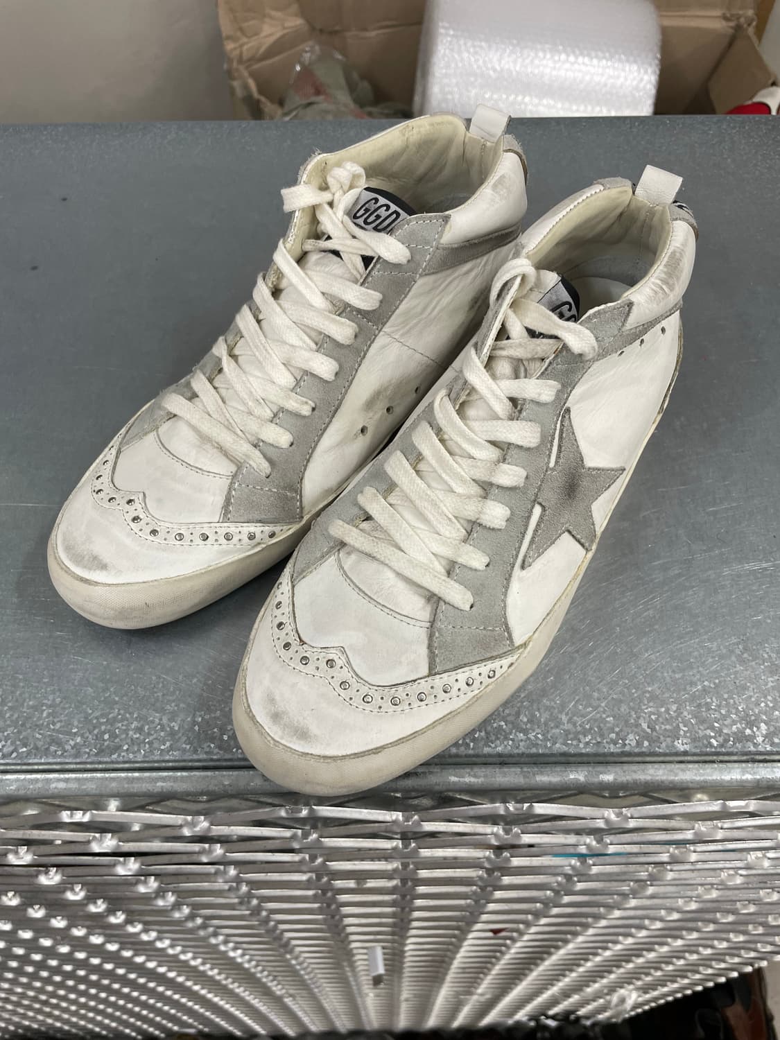 골든구스 미드스타 스웨이드 그레이  38 (gr-4108) 상품이미지2