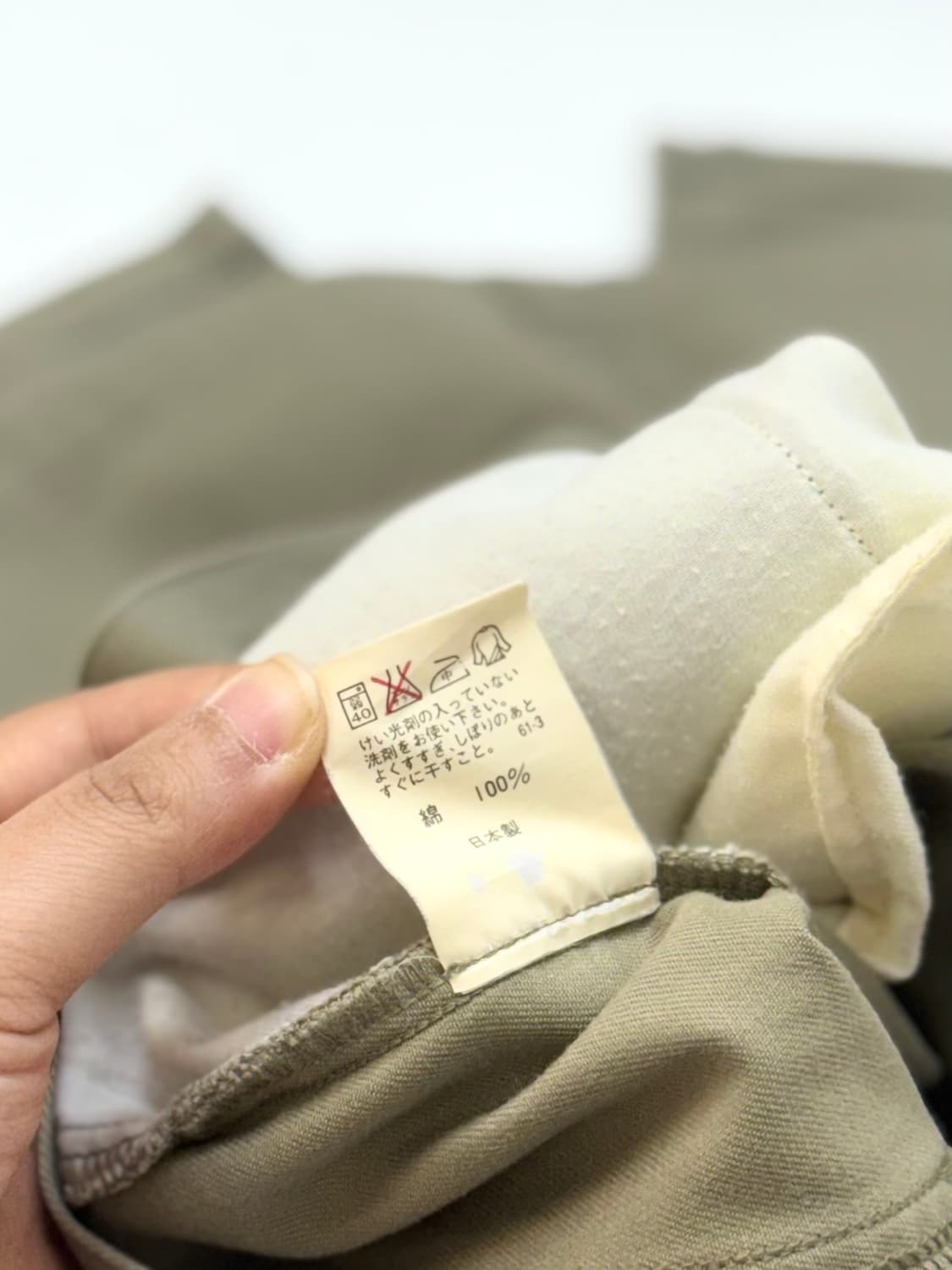 Ralph Lauren 랄프로렌 카키색상 코튼 미디스커트 상품이미지10