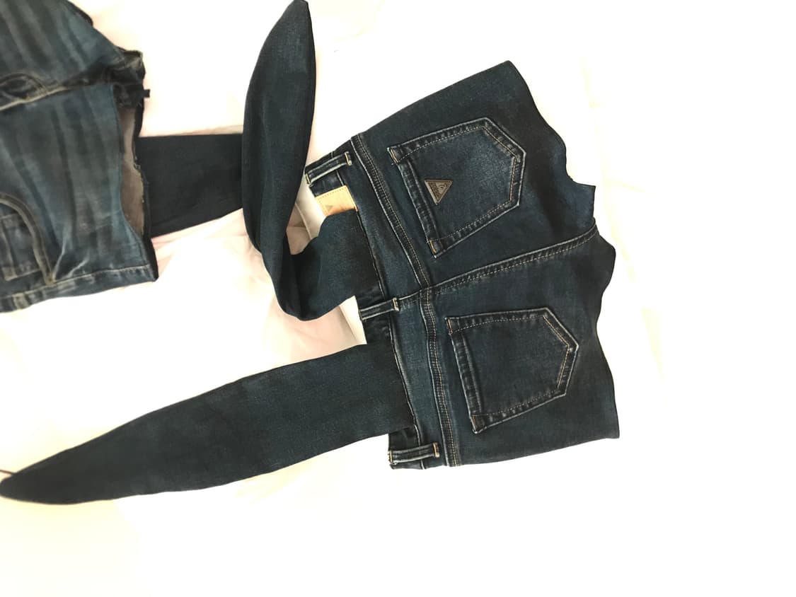 Custom🐾)Guess deep-blue B-ear shorts 상품이미지2