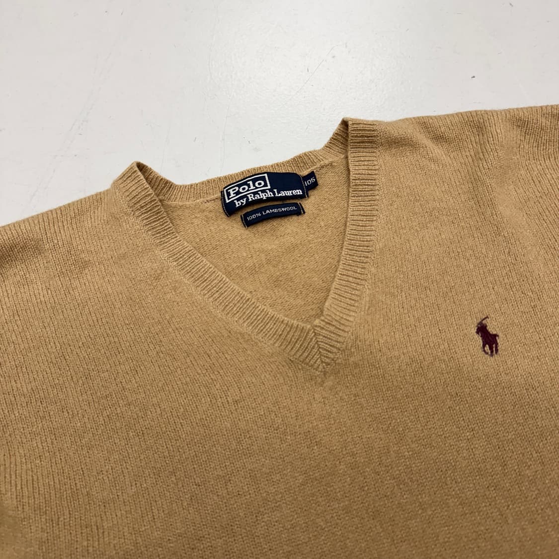 폴로 90s 포니 브라운 니트 상품이미지3