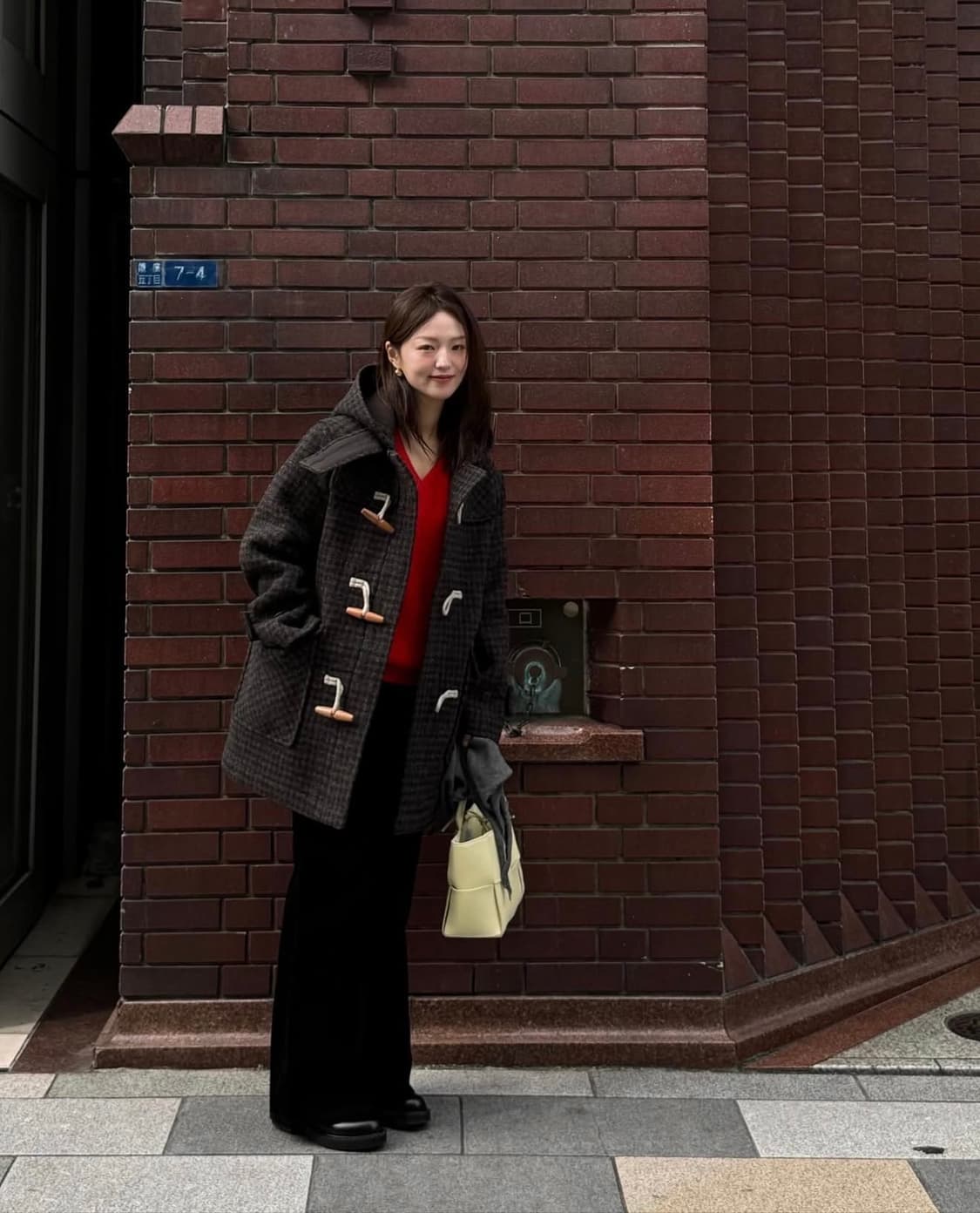 게드 ged lovat 클래식체크 더플코트 상품이미지1