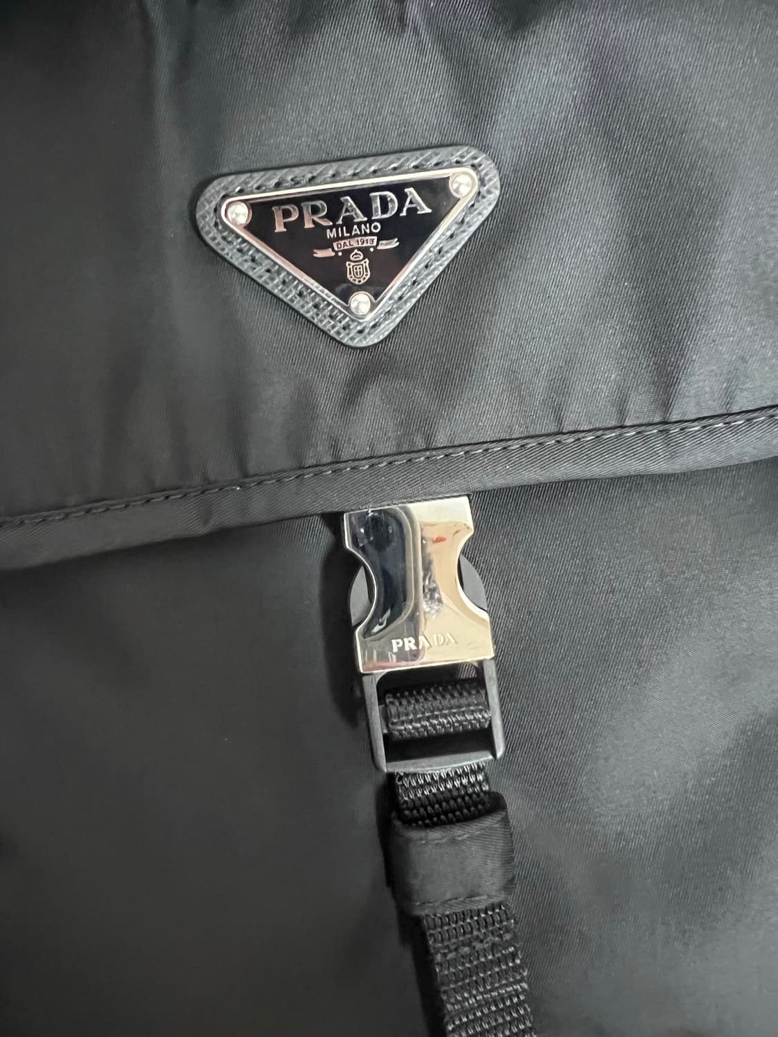 프라다 리나일론 조거 팬츠 블랙 48 상품이미지3