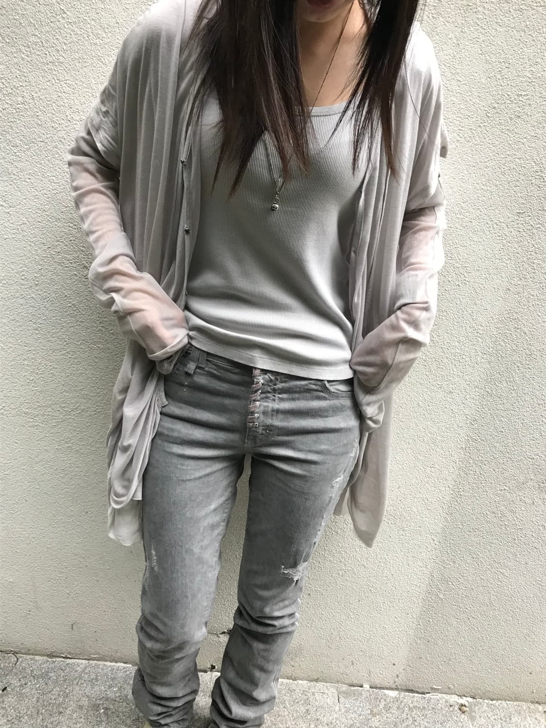 요지 야마모토 Y’s 더블 레이어드 가디건  상품이미지10