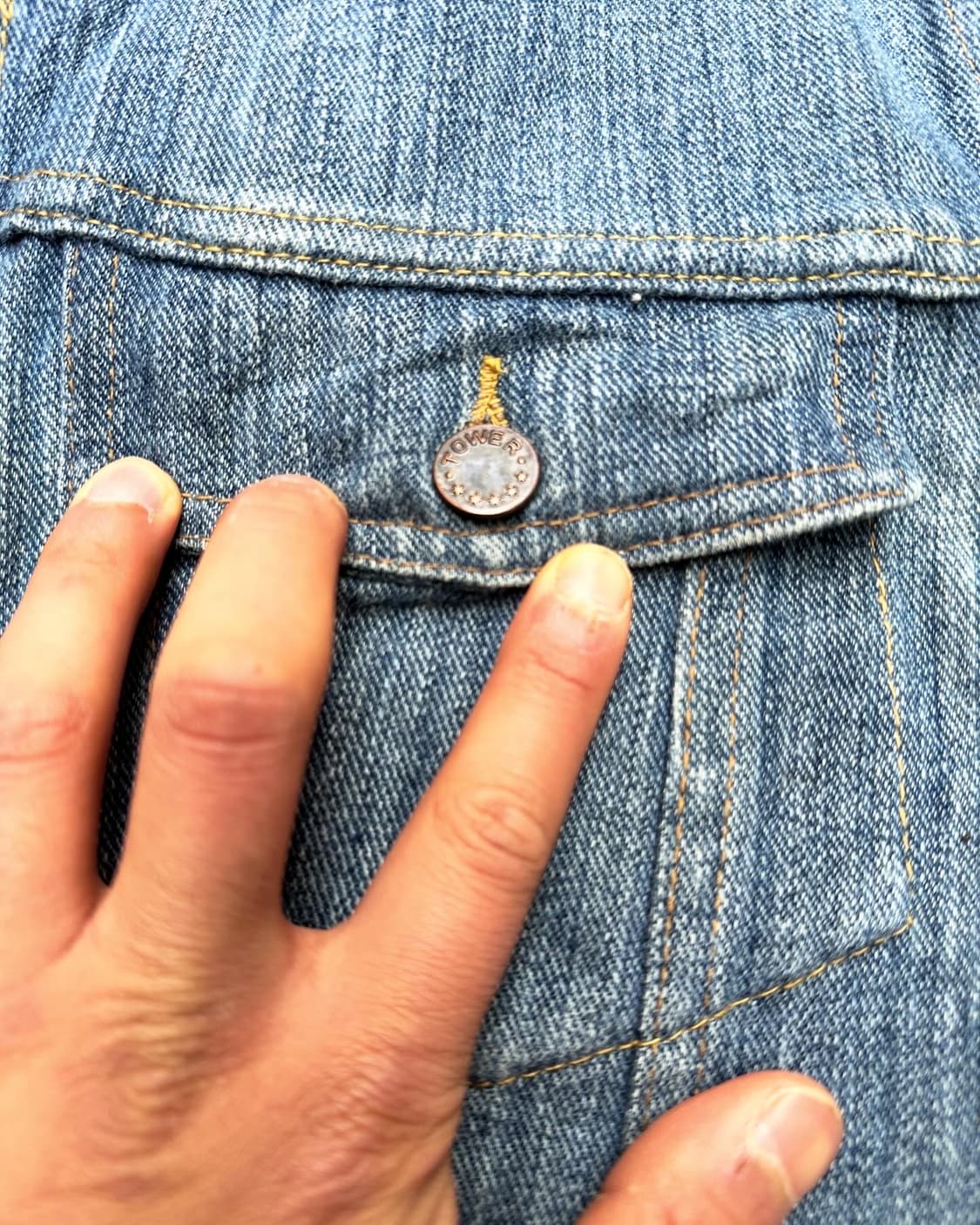 SHOOTER denim washing jacket 후루츠패밀리