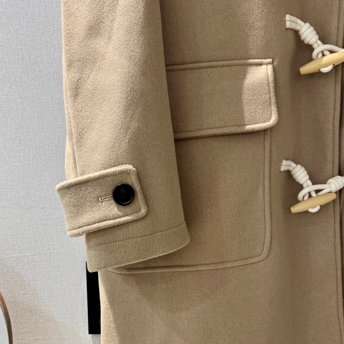 [새제품] 남자 카멜 더플코트 L 상품이미지3