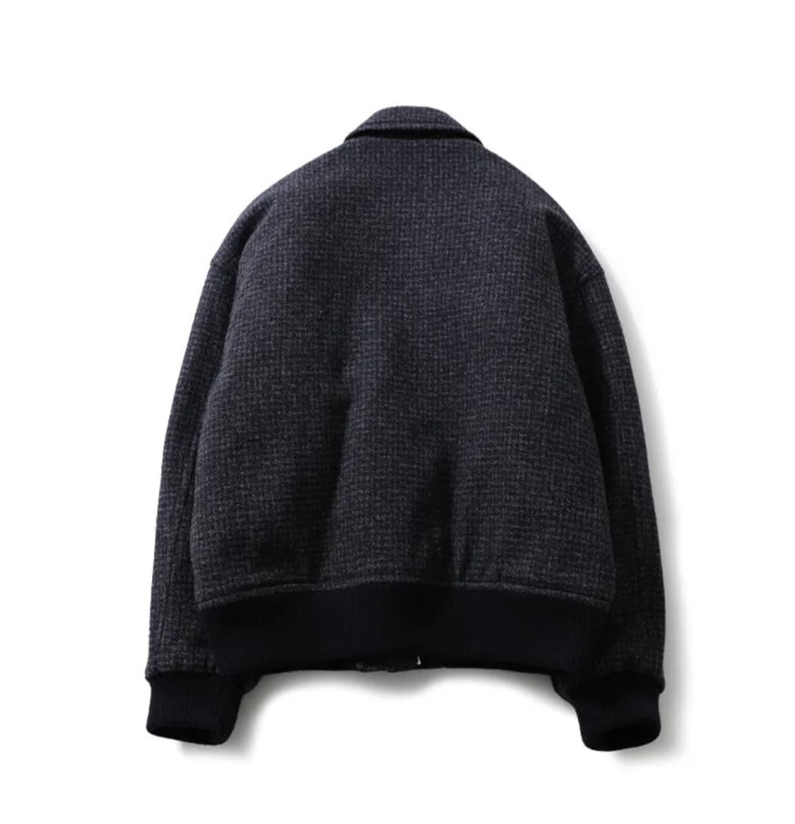 [홀리선] 울 블루종 트위드 자켓 - 네이비 상품이미지2