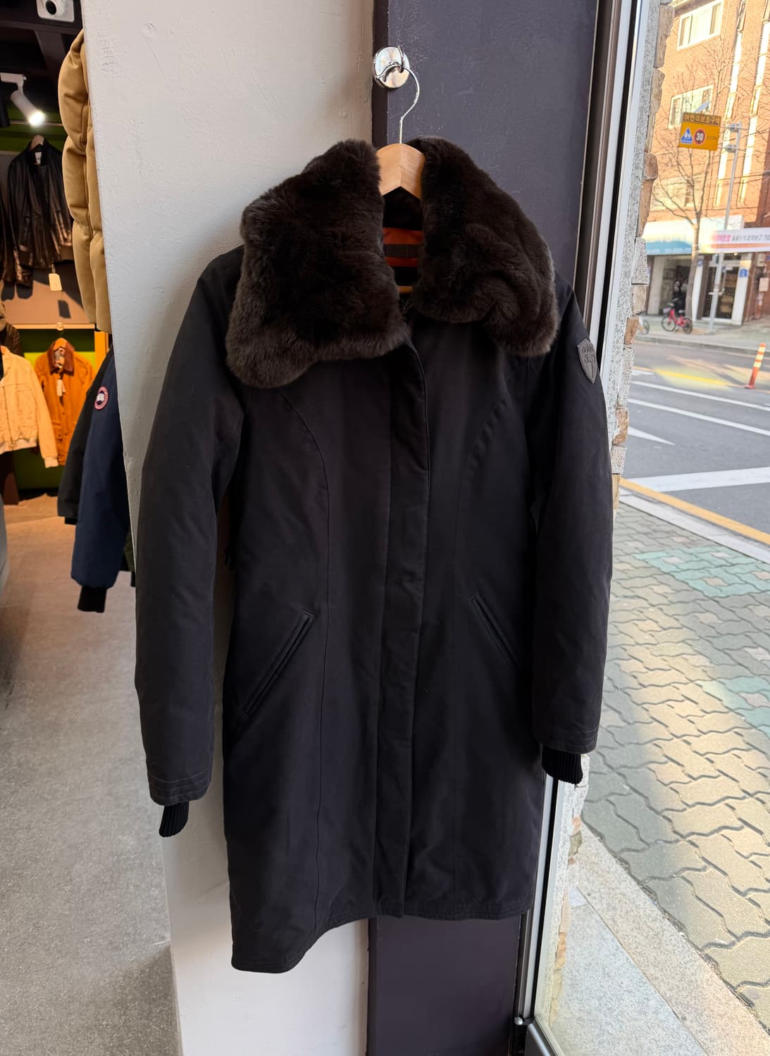 S/ 노비스 테일러 퍼 트림 롱패딩 점퍼 상품이미지5