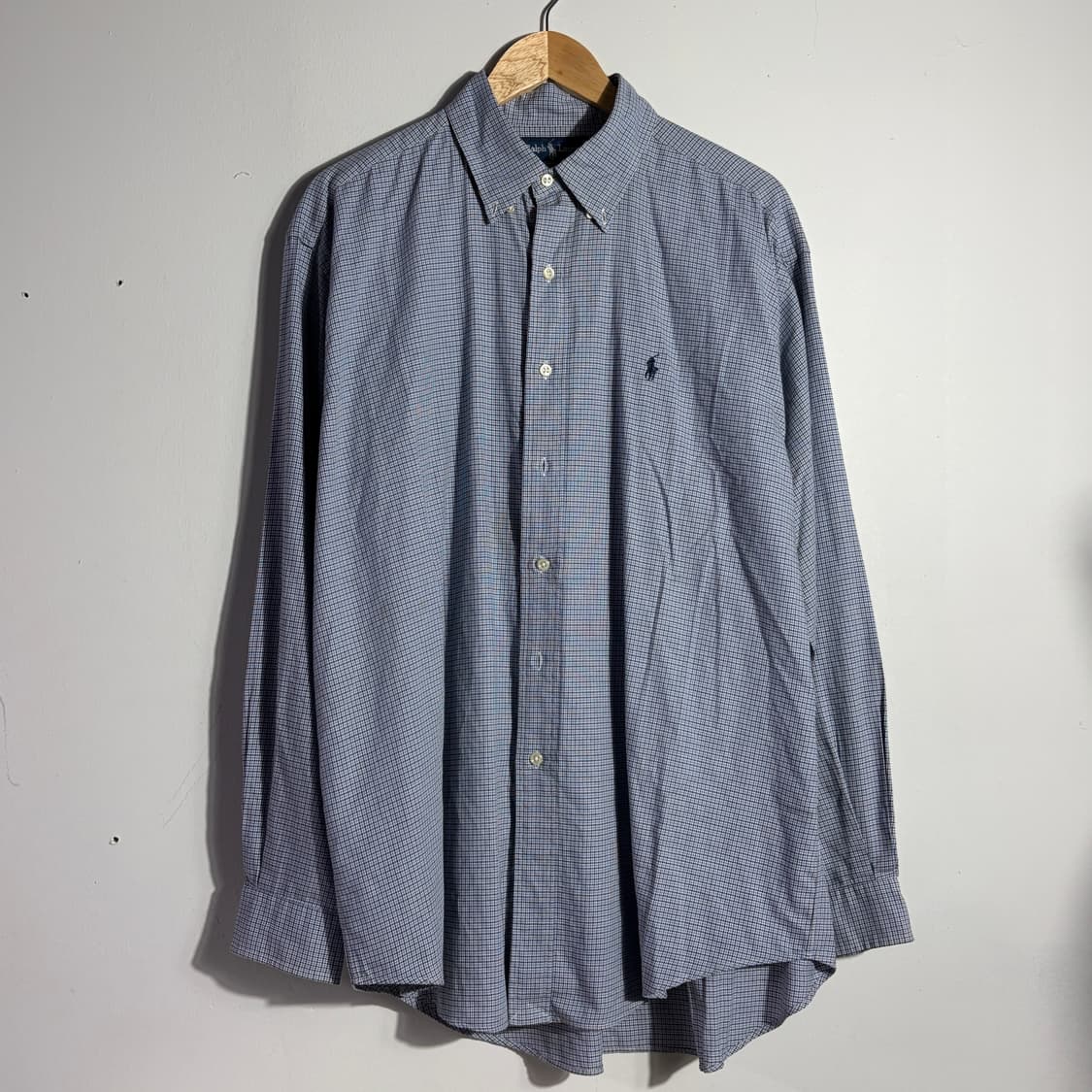 랄프로렌 빈티지 마이크로 체크 셔츠 (무료배송) 상품이미지1