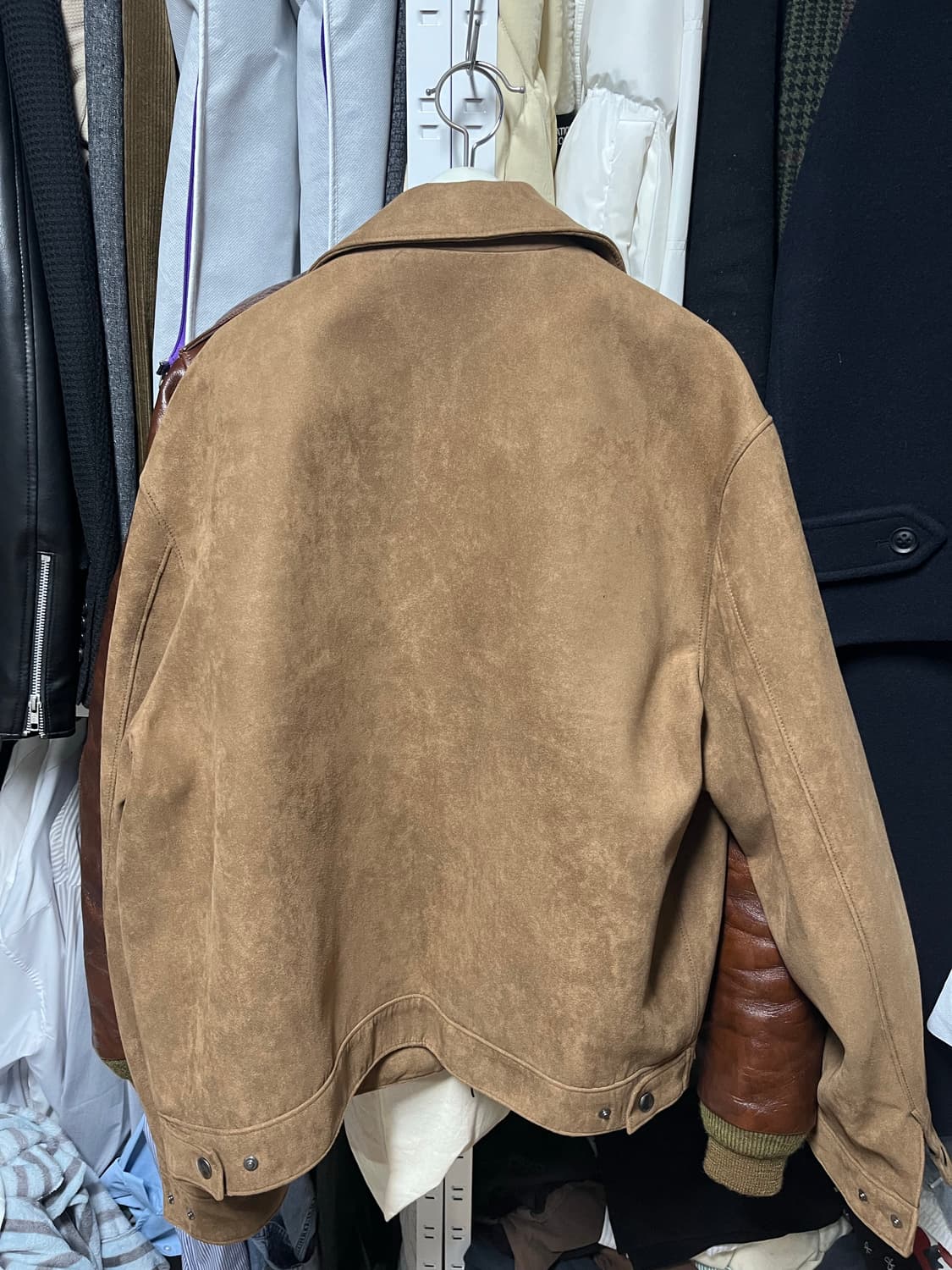 무신사 스탠다드 신세틱 스웨이드 워크자켓 xl 상품이미지3