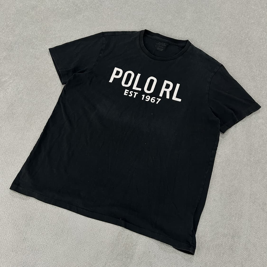 폴로 블랙 반팔 티셔츠 POLO RL EST 1967 m 상품이미지1