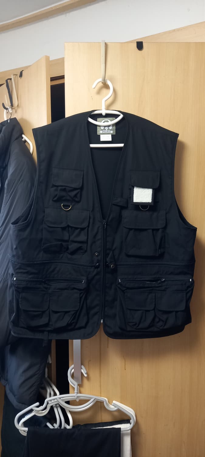 로스코 밀리터리 베스트 조끼 블랙 XL 상품이미지1