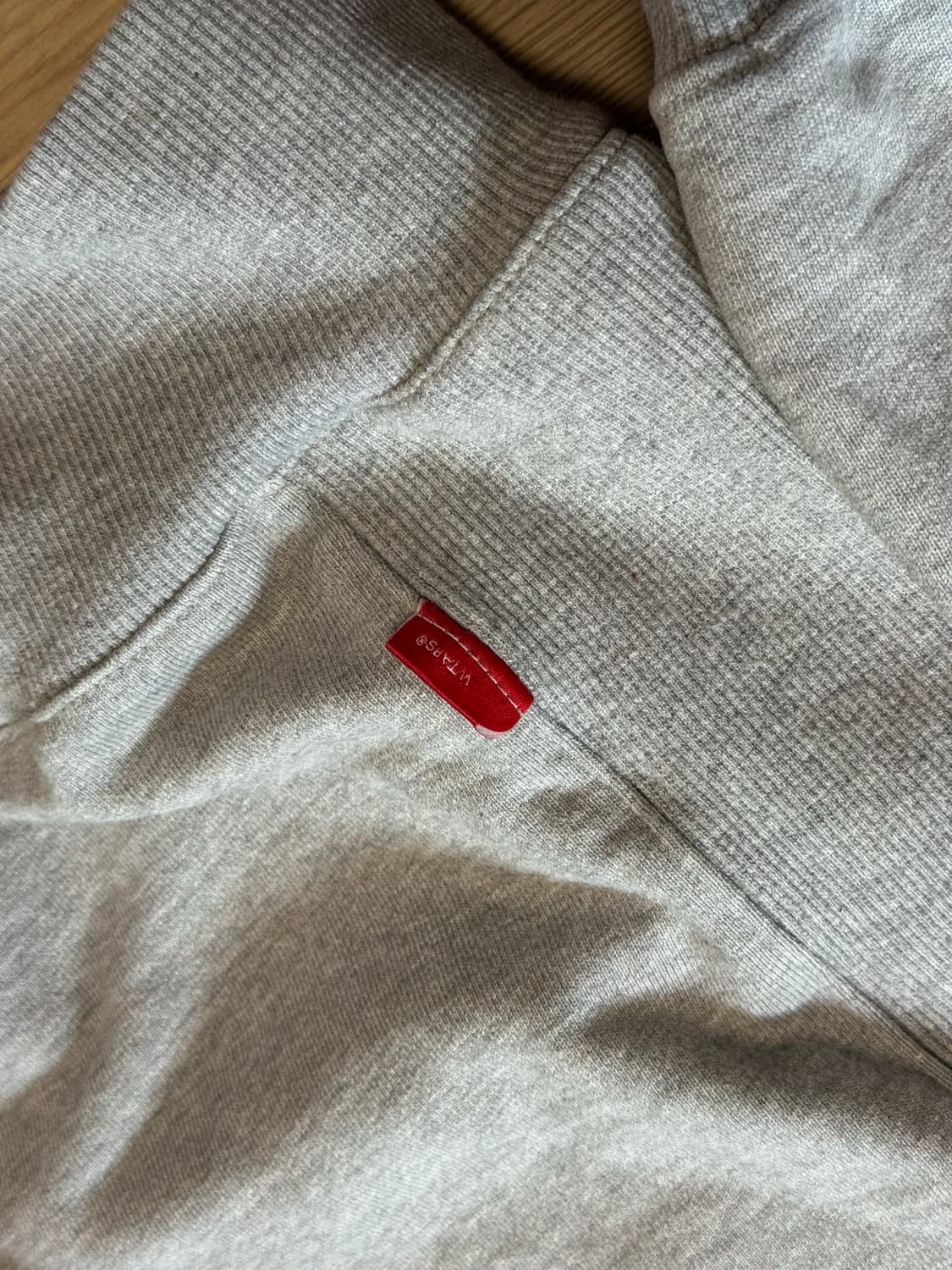 WTAPS 레글런 후드티 (그레이 / L) 상품이미지9