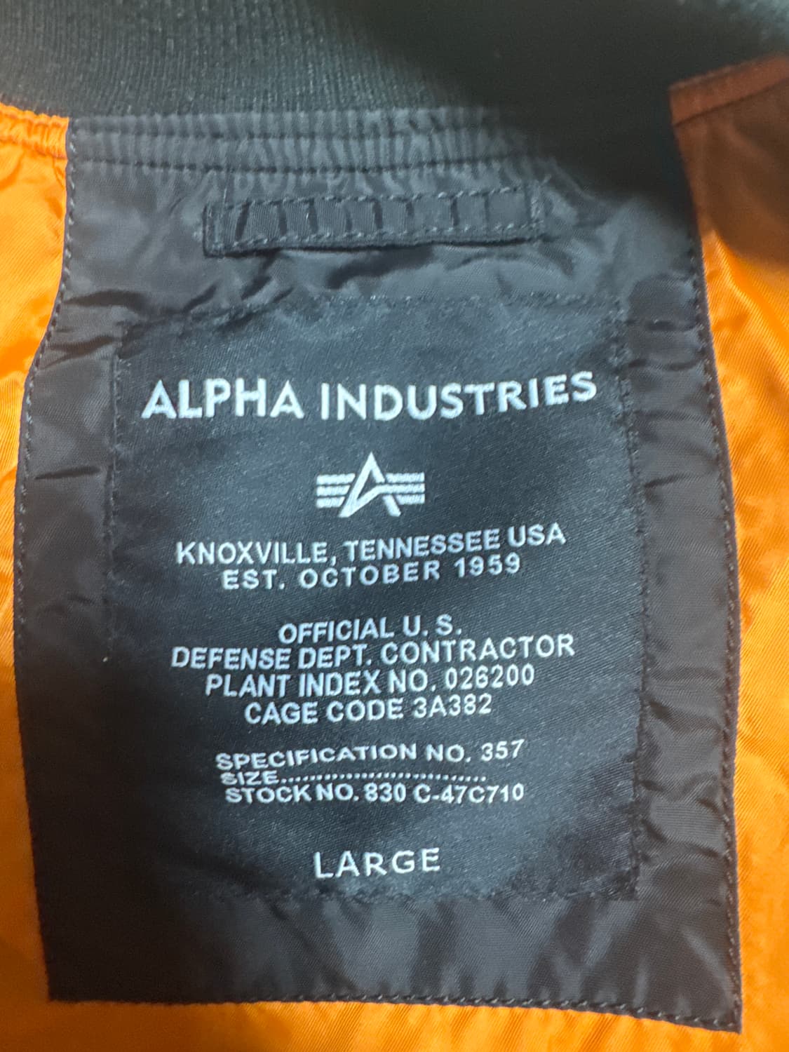 알파인더스트리 야상 상품이미지3