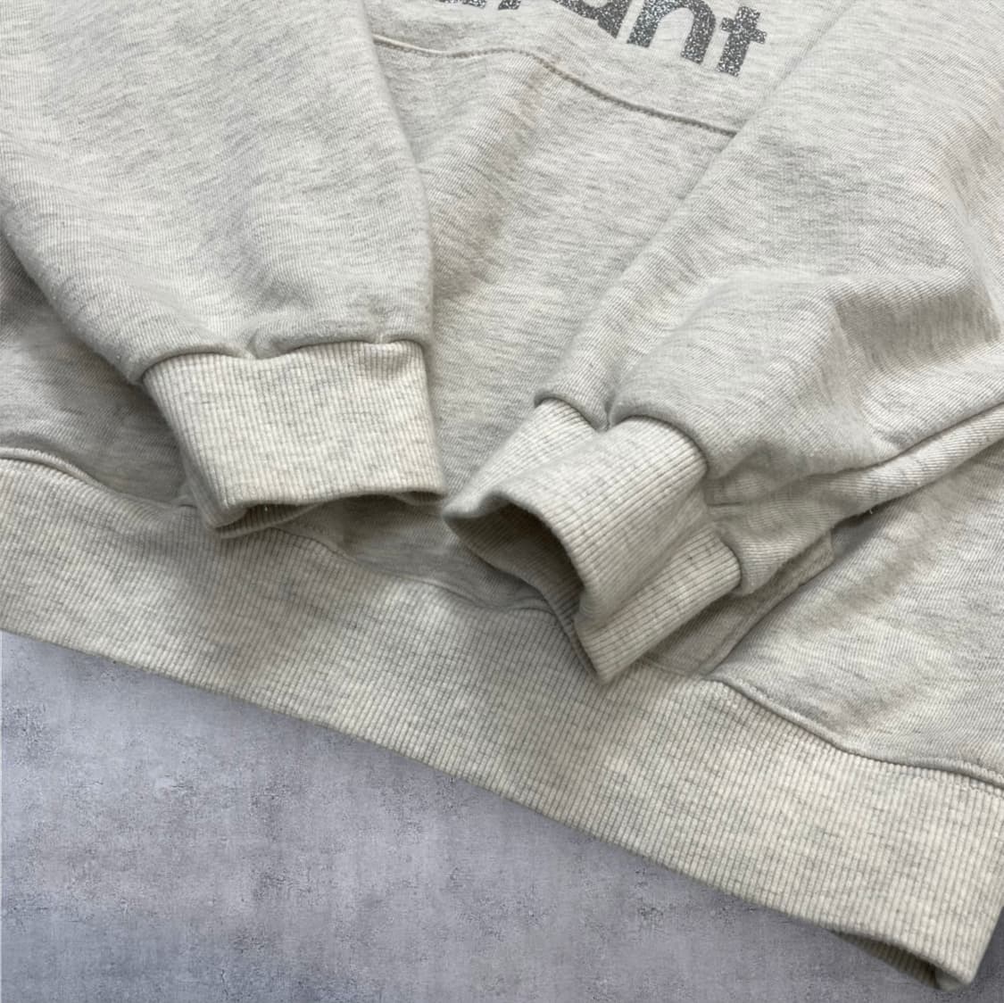 이자벨마랑 Isabel marant 아이보리 글리터 로고 후드티 F 상품이미지7
