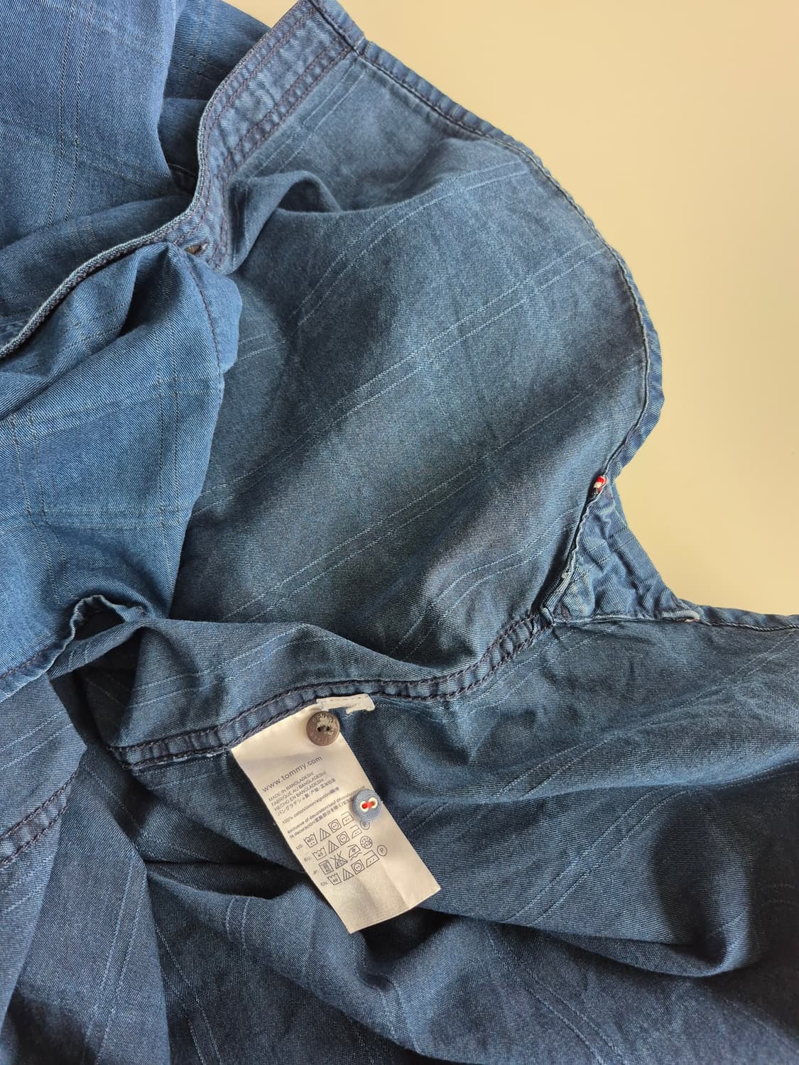 남성100)타미힐피거 얇은데님 셔츠 남방 상품이미지6