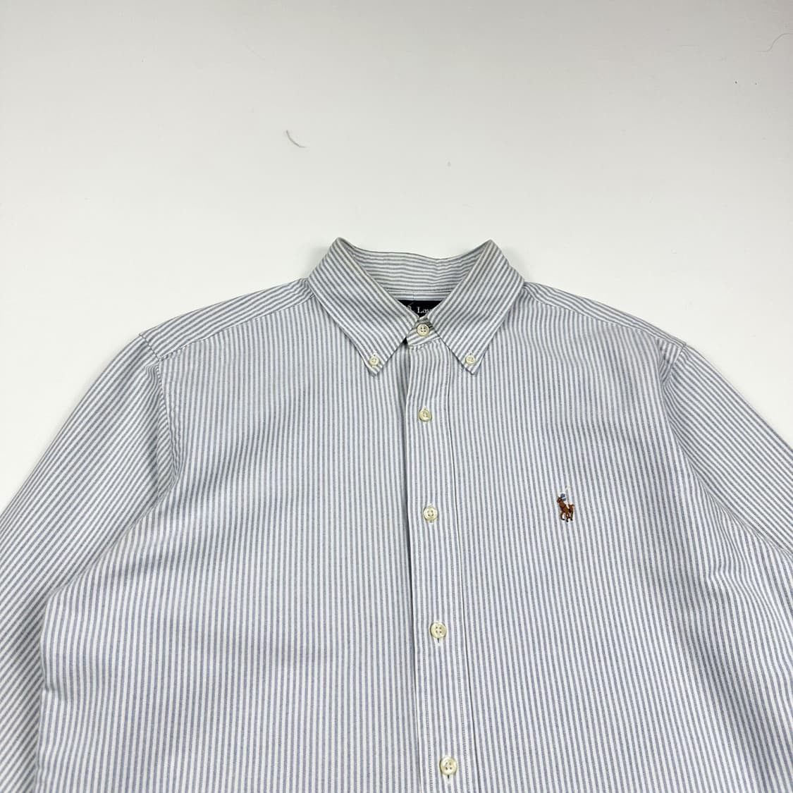 폴로 랄프로렌 포니 옥스포드 스트라이프 셔츠 (L) 상품이미지1