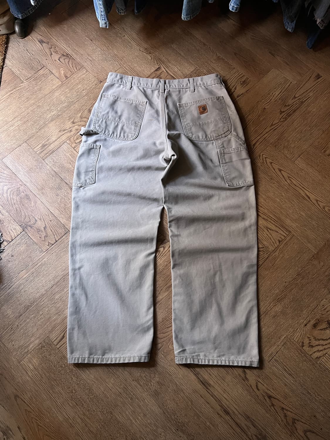 [34]칼하트 USA 빈티지 페인팅 데저트 탄 싱글니 카펜터 워크 팬츠 상품이미지2