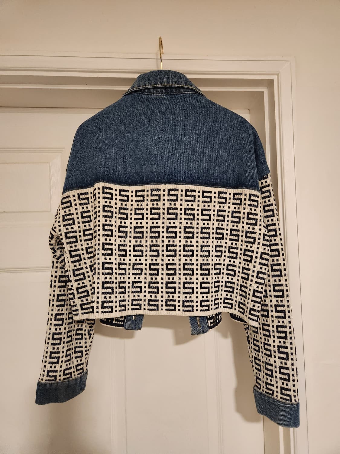 (정품)산드로 Sandro 데님 로고 자켓 상품이미지4