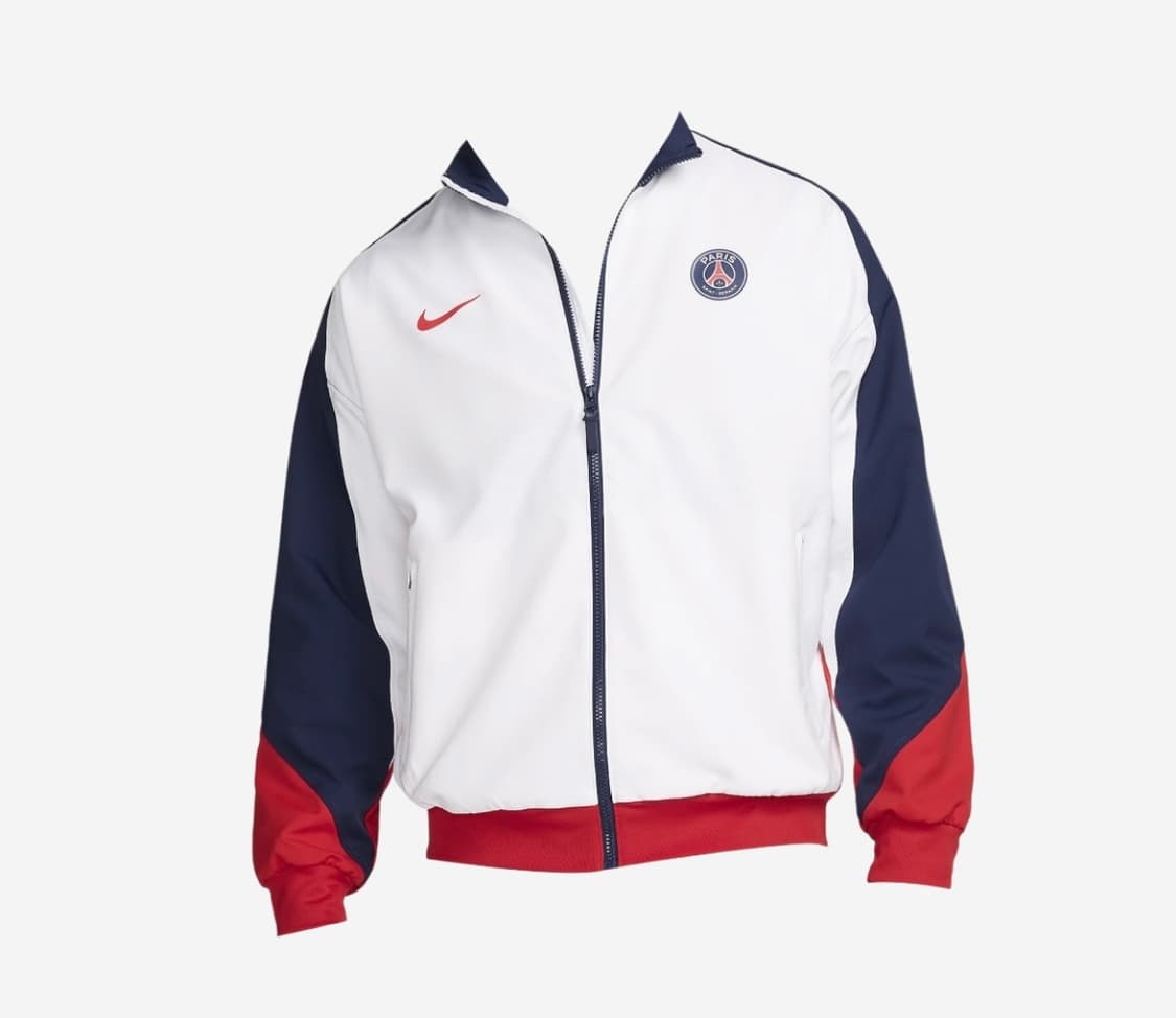 나이키 파리 생제르맹 PSG 드라이핏 스트라이크 자켓 화이트 네이비 상품이미지1