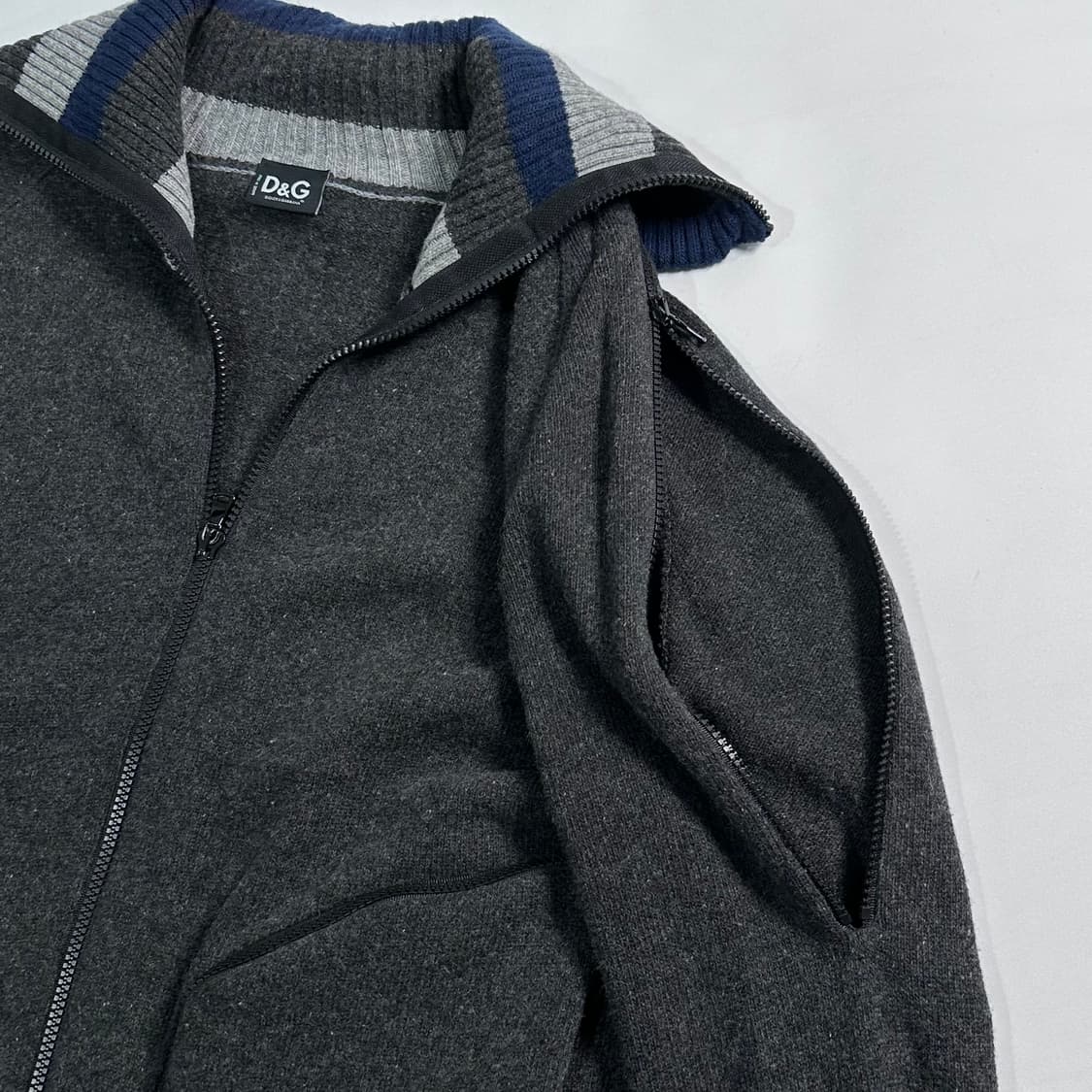 체앤가바나 울 지퍼디테일 니트집업 상품이미지7