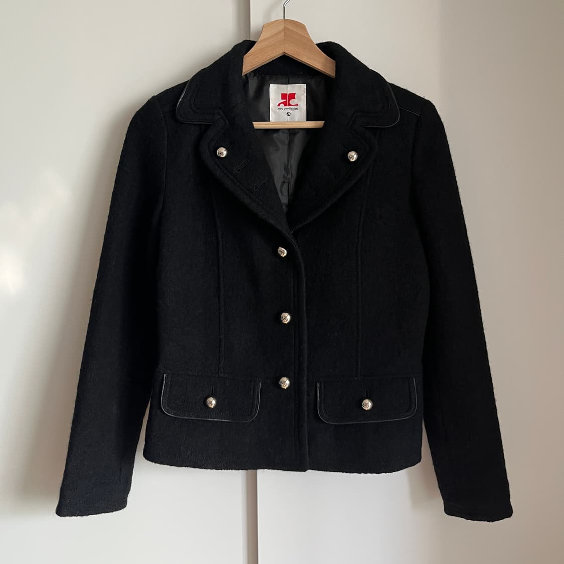 COURREGES 90's wool 100% Jacket 상품이미지2