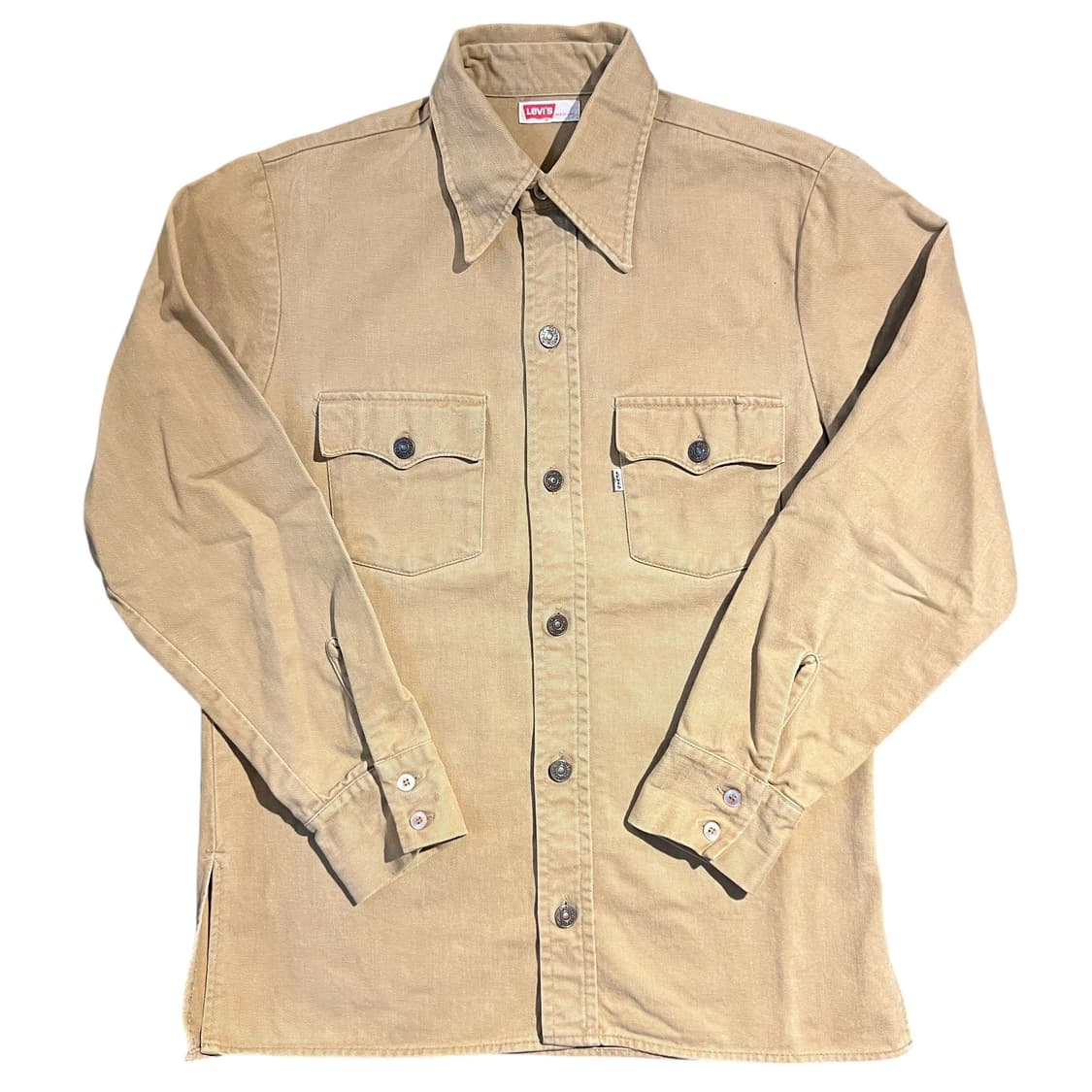 빈티지 80s Levis 웨스턴 트윌 셔츠 상품이미지1