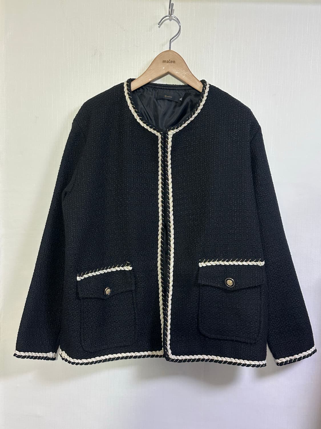 카라리스 논버튼 남자트위드자켓 XL/105 상품이미지1