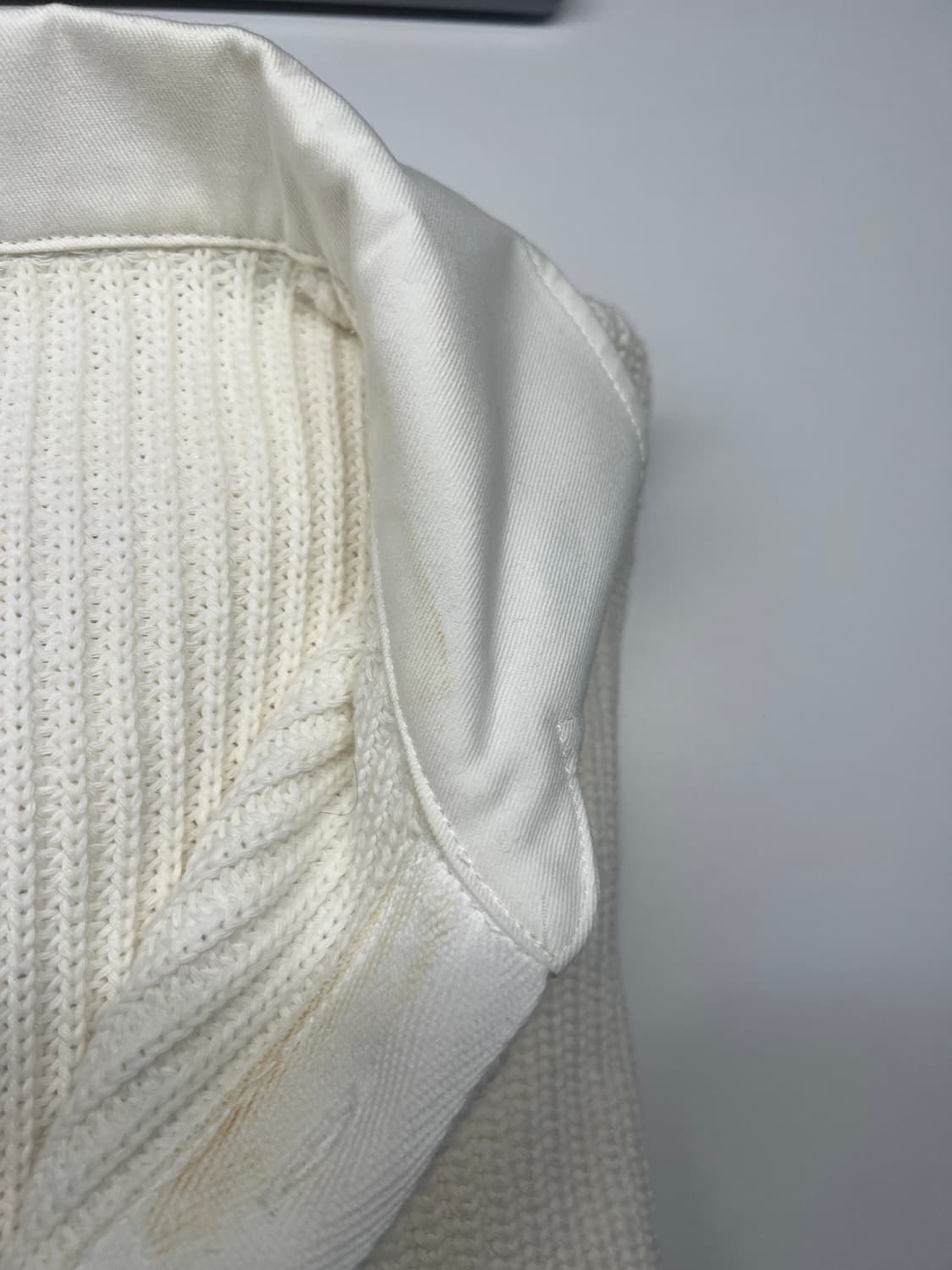 노앙 COLLAR COTTON KNIT IVORY 상품이미지4