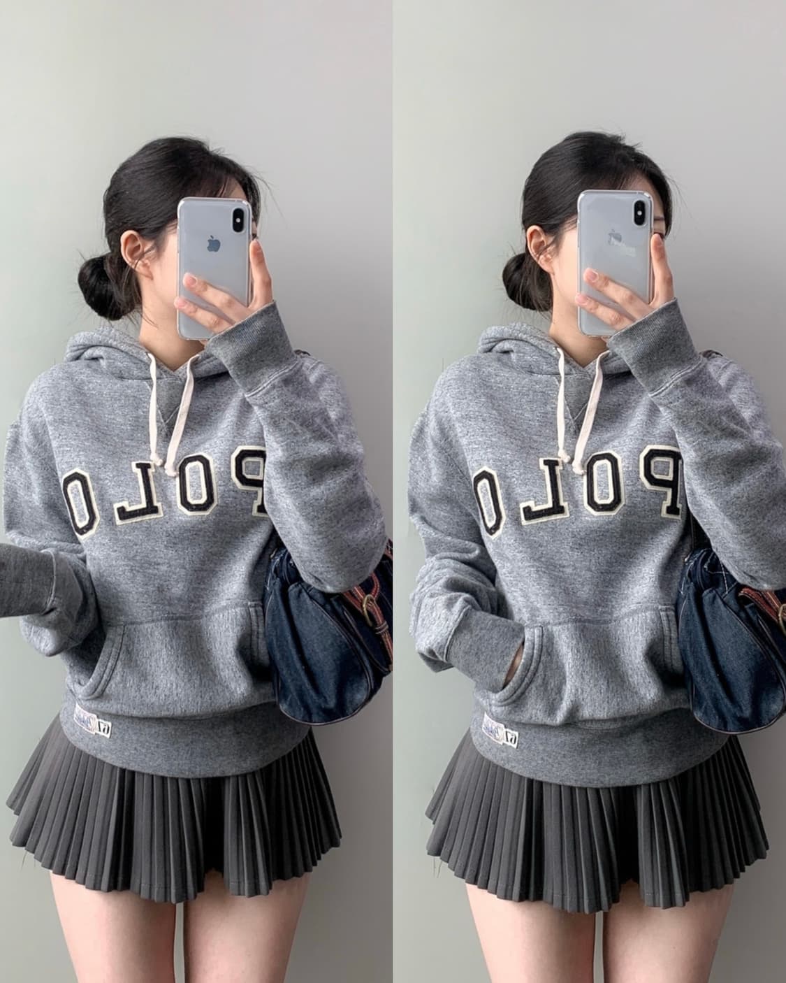 폴로 스펠아웃 후드티  상품이미지1