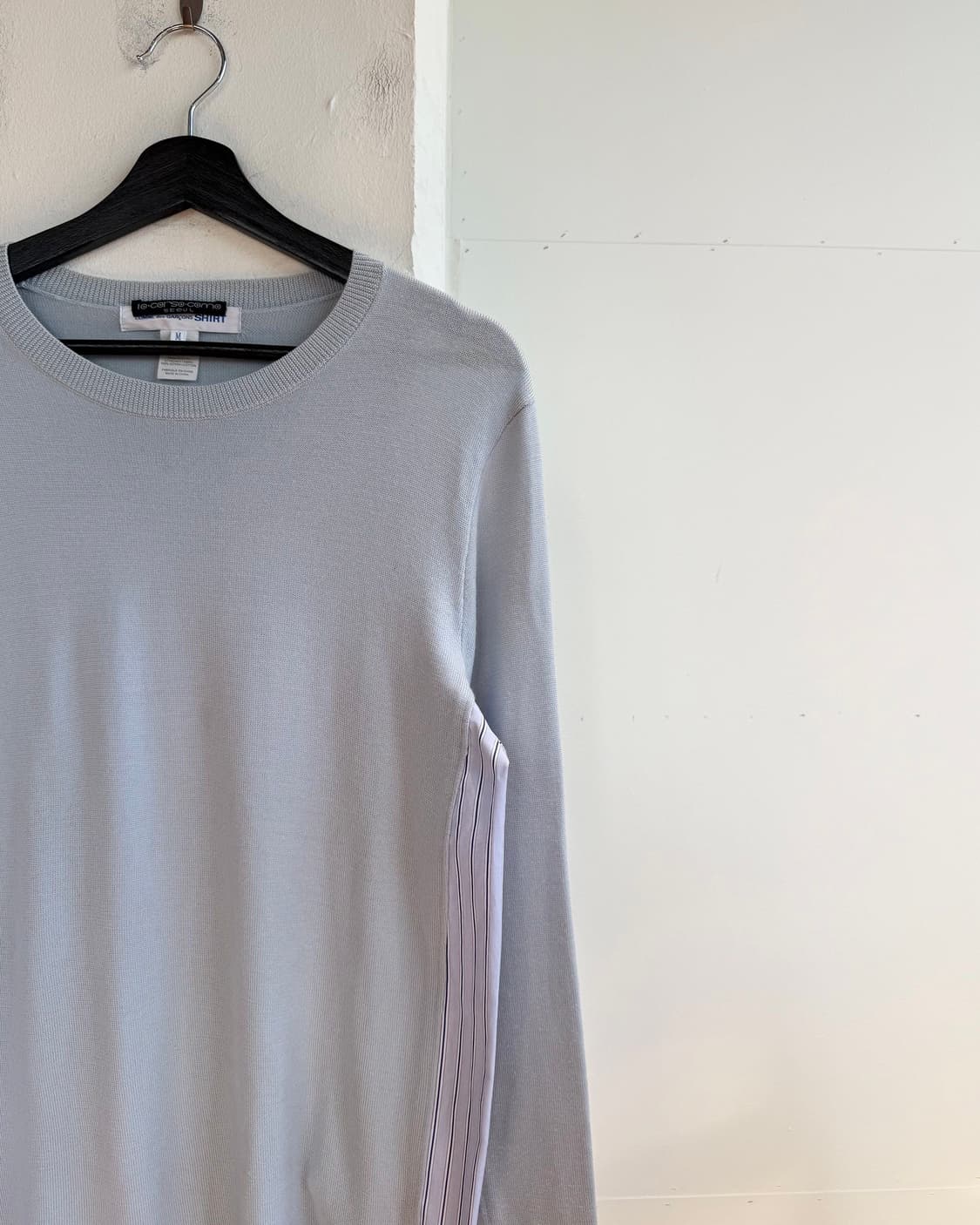 꼼데가르송 셔츠 블루 스트라이프 니트  상품이미지5