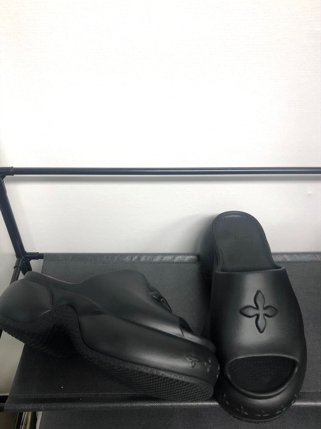 [39] SMFK compass wave 플랫폼 범퍼 샌들 블랙 상품이미지4