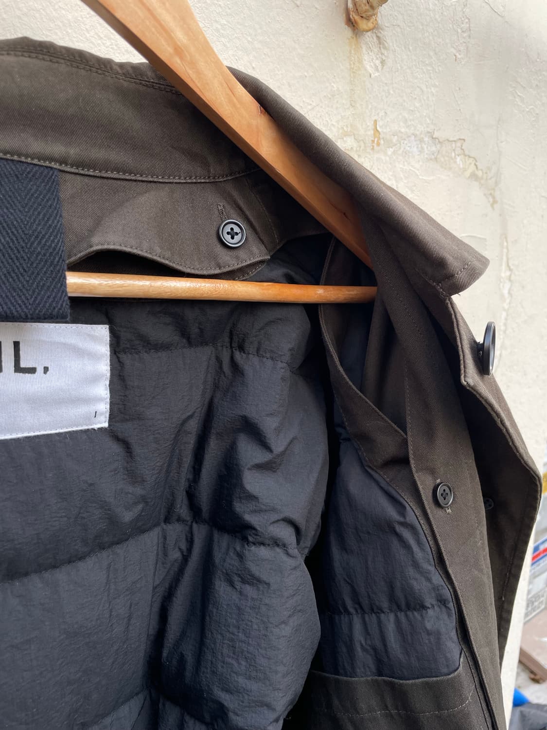 MHL, 퀼팅 라이너 브라운 코트 1 상품이미지5