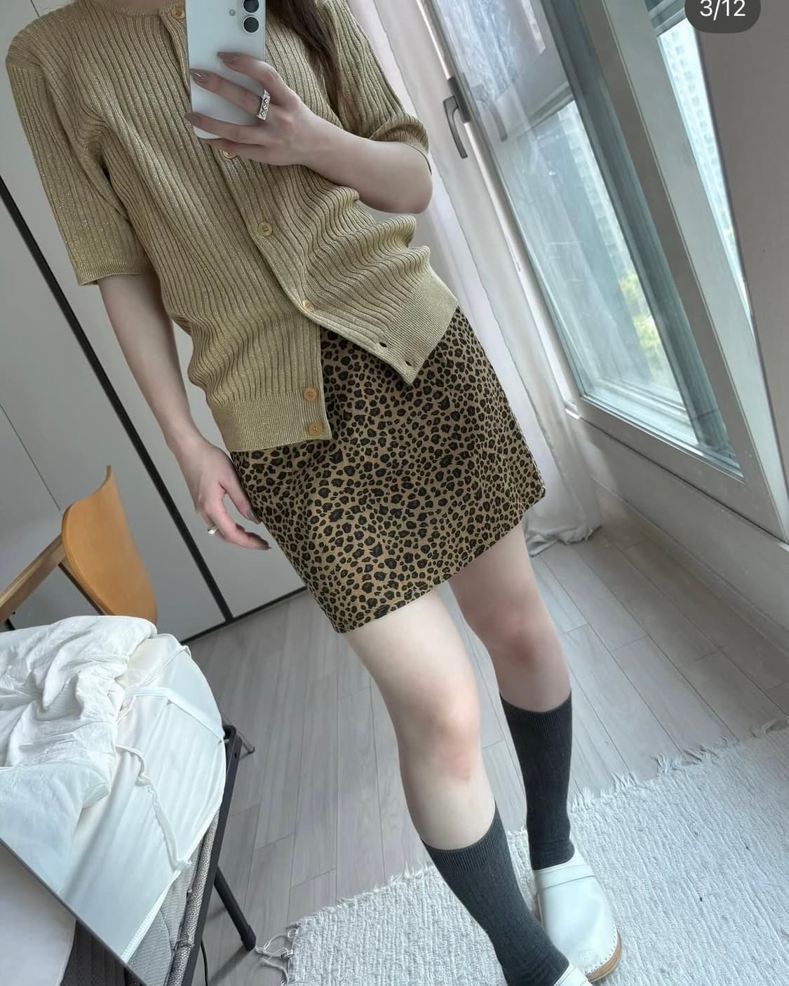 Leopard A-Line Skirt 상품이미지4