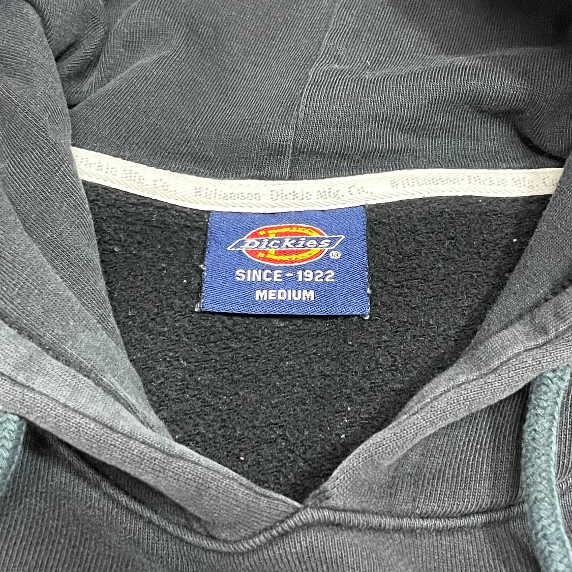 디키즈 블랙 무지 기모 후드티셔츠 여성M 상품이미지4