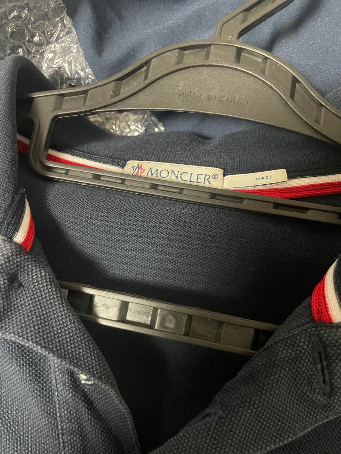 [네이비/M] 몽클레어 카라티 반팔 상품이미지5