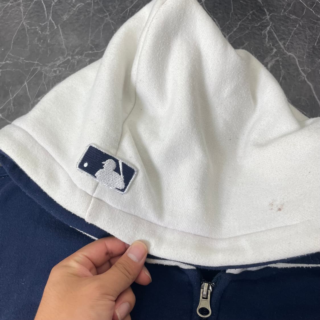 마제스틱 뉴욕 양키스 오버사이즈 후드집업 상품이미지7