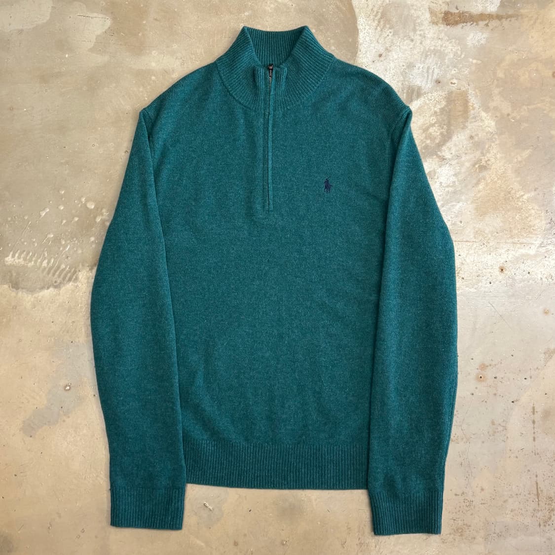L 폴로랄프로렌 그린 울 반집업 니트 상품이미지2