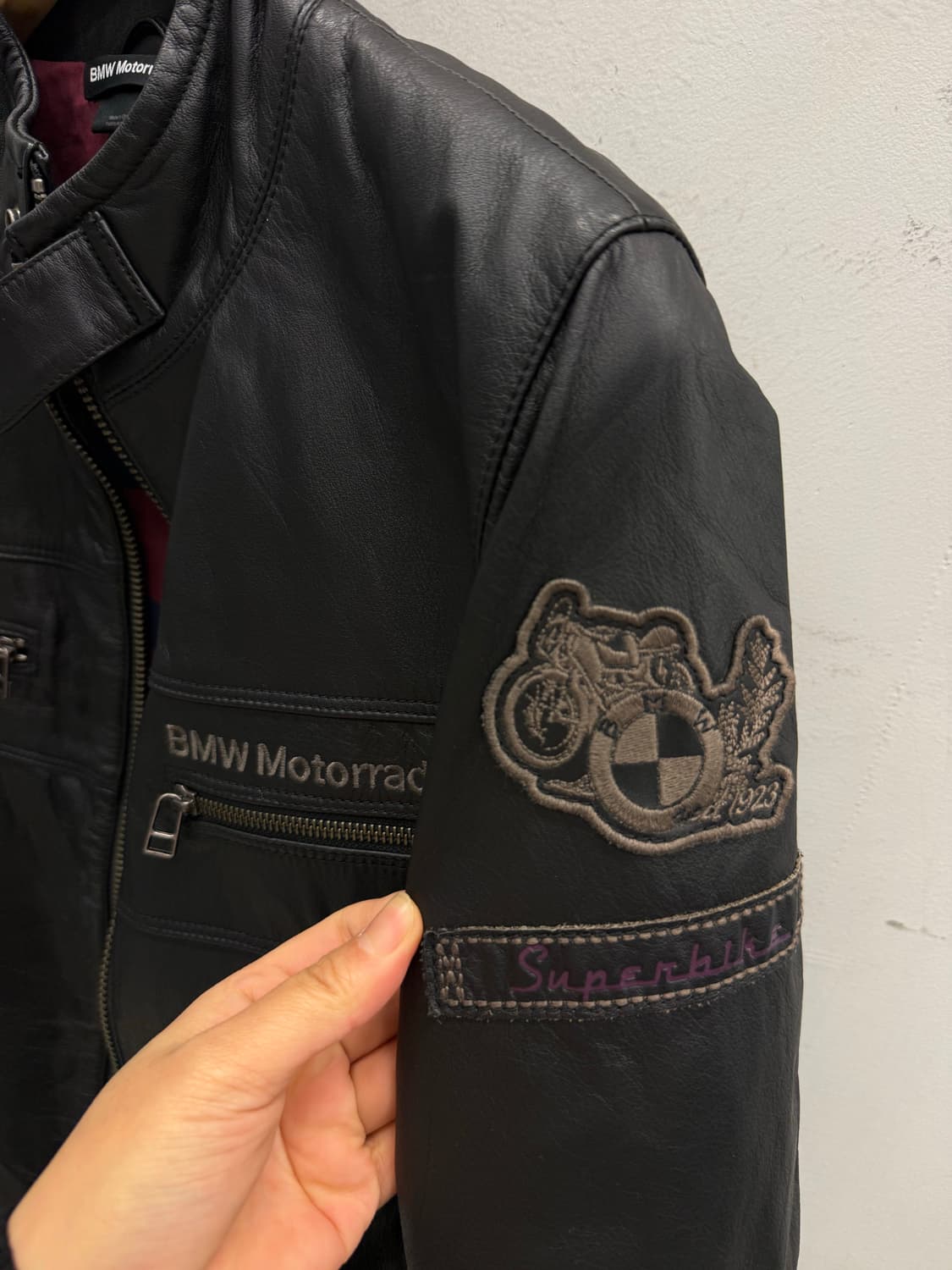 BMW Motorrad 리얼 가죽 자켓 90~95 상품이미지4