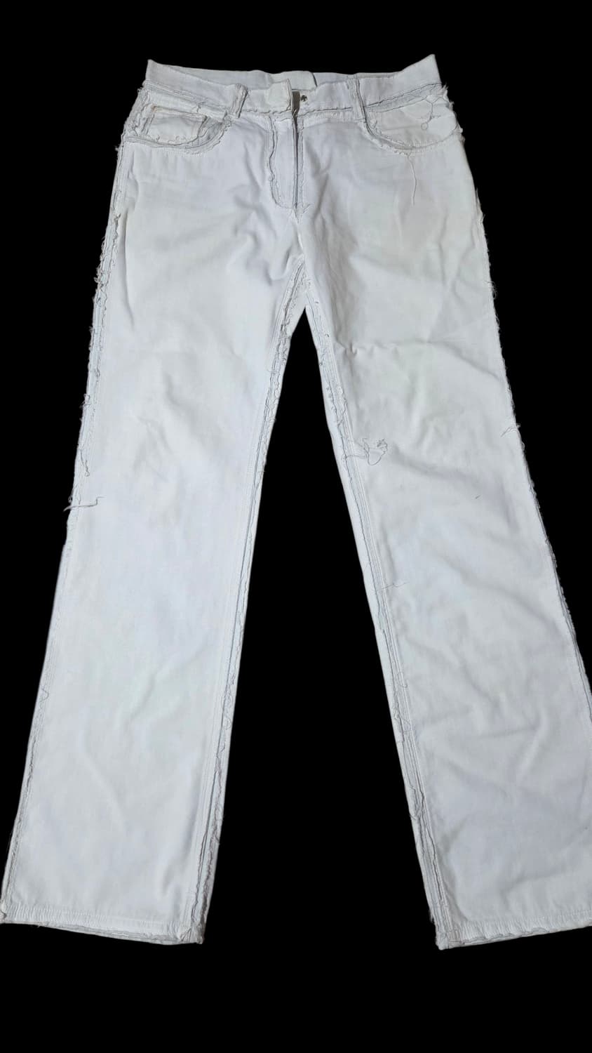 마틴 마르지엘라04fw 아티저널 화이트 인사이드 데님 팬츠 상품이미지1