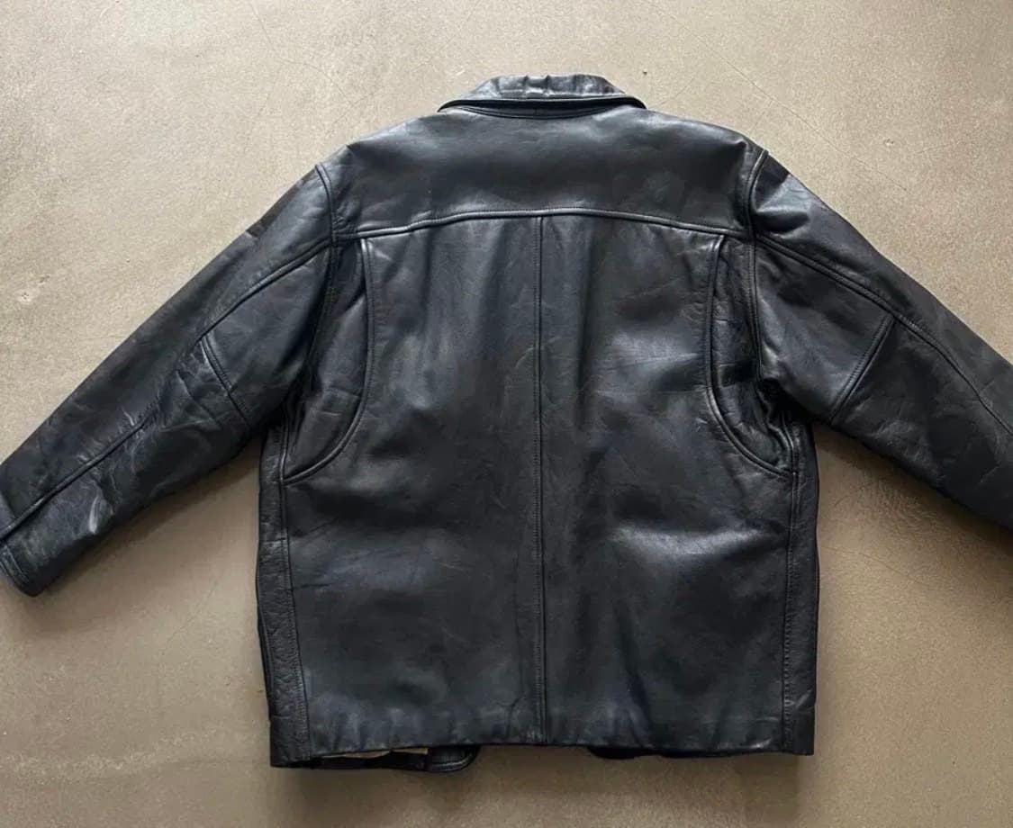 쉐비뇽 소가죽 레더 카코트 자켓 상품이미지5