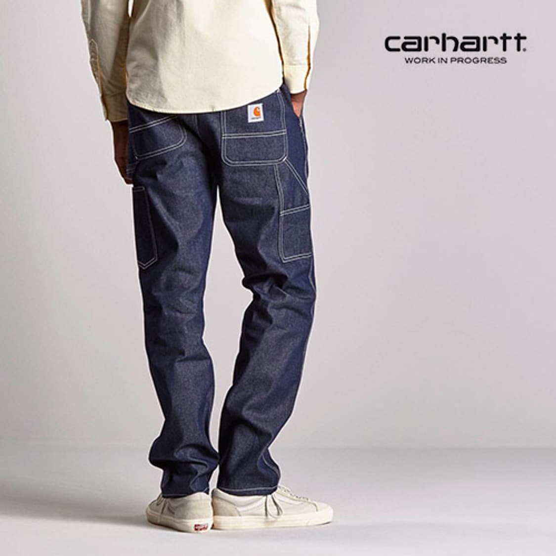 칼하트 - 데님 럭  싱글 니 팬츠 (워크 팬츠) 상품이미지7