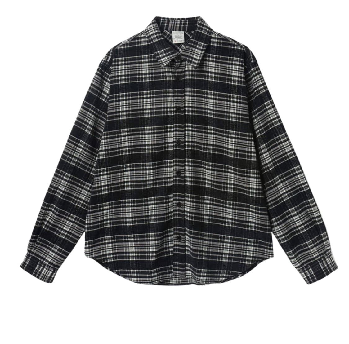 Stu 에스티유 체크 셔츠 블랙 상품이미지1