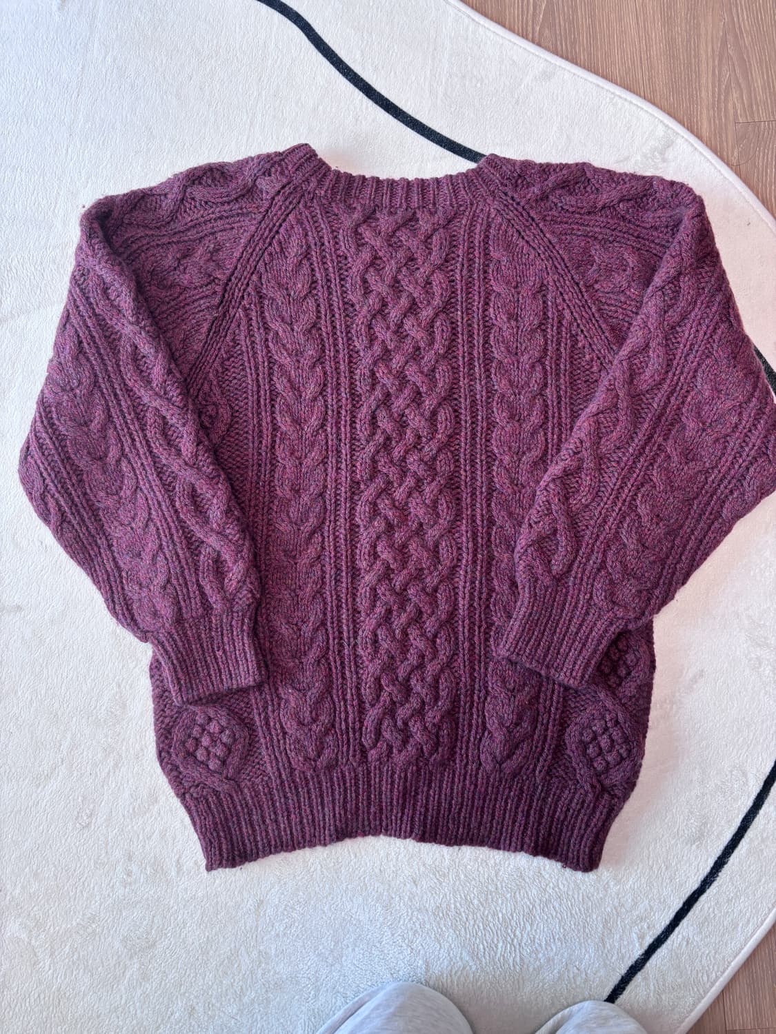 빈티지울100 니트 청키하고벌키한니트 상품이미지3