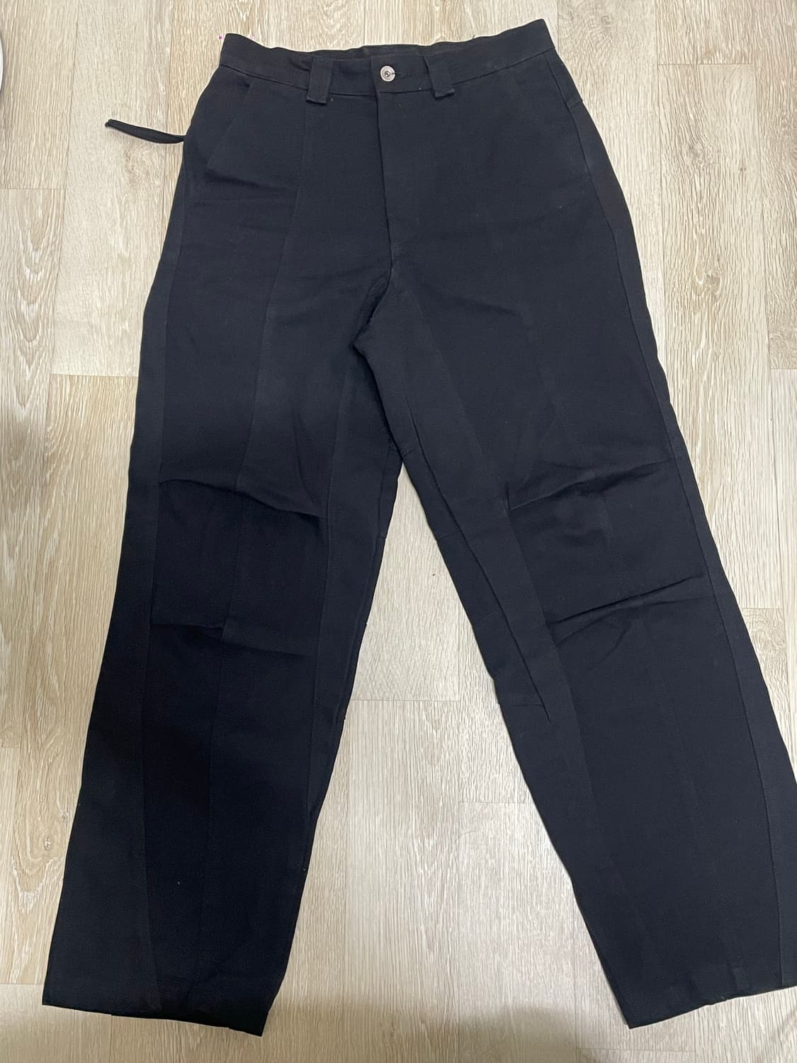 (S) 이그노타 코어:12 워시드 집 팬츠 블랙 상품이미지3