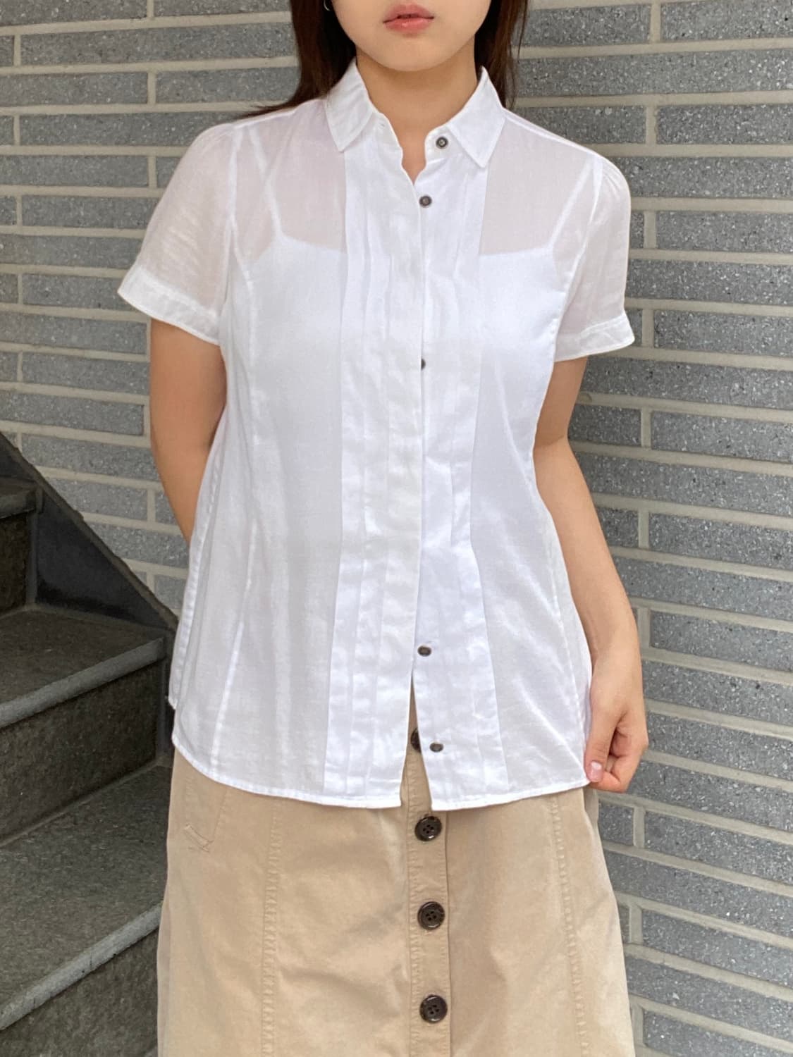 Burberry Hidden-button Shirts 상품이미지1