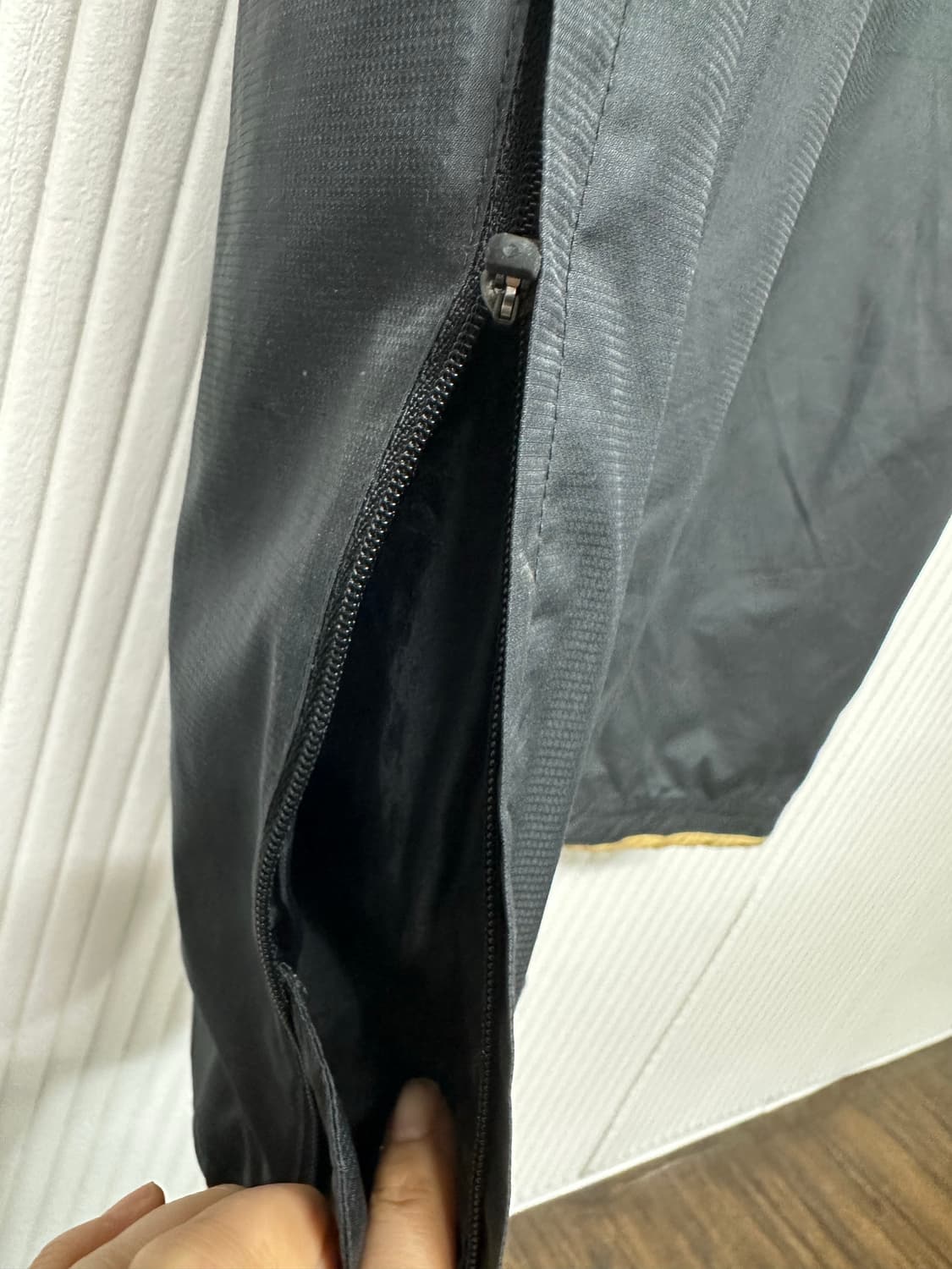 나이키 Nike Fit 트레이닝 팬츠 L 블랙 밴딩 조거 지퍼 32-34 상품이미지8