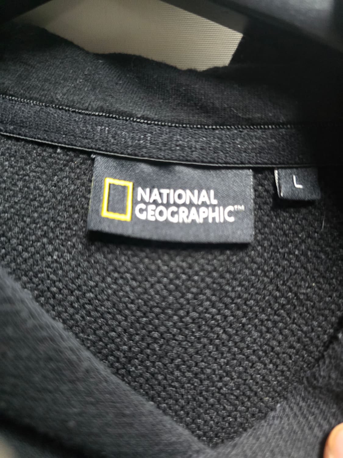 내셔널지오그래픽 빅로고 후드티 L 상품이미지3