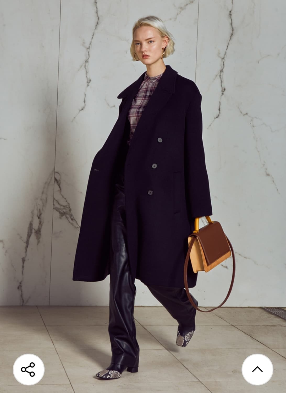 앤더슨벨 유니섹스 캐시미어 조나스 오버사이즈 코트 상품이미지5